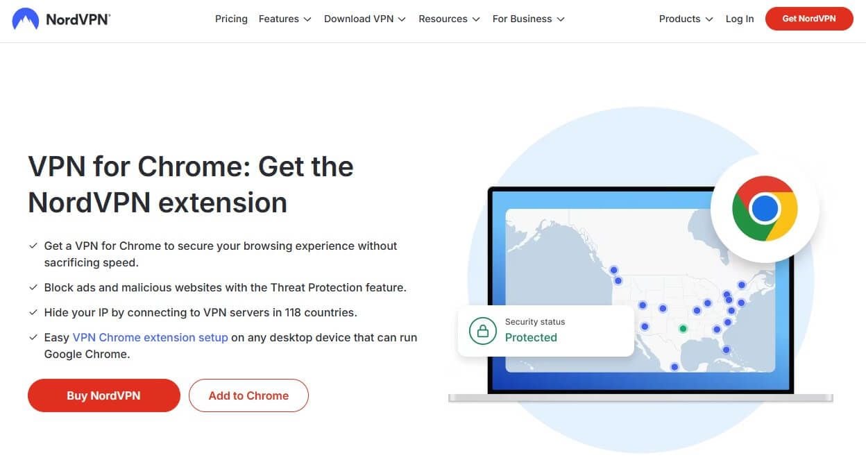 Nordvpn Chrome