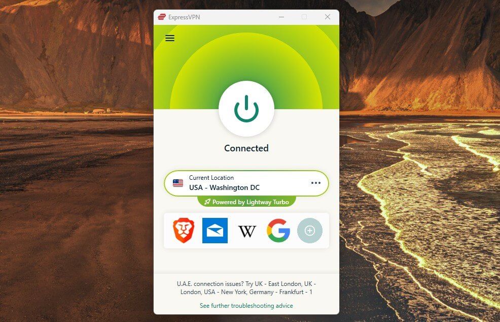 Expressvpn Connected Usa