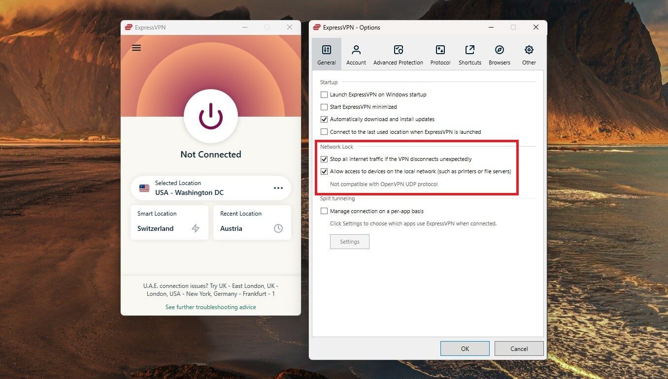 Expressvpn Network Lock On