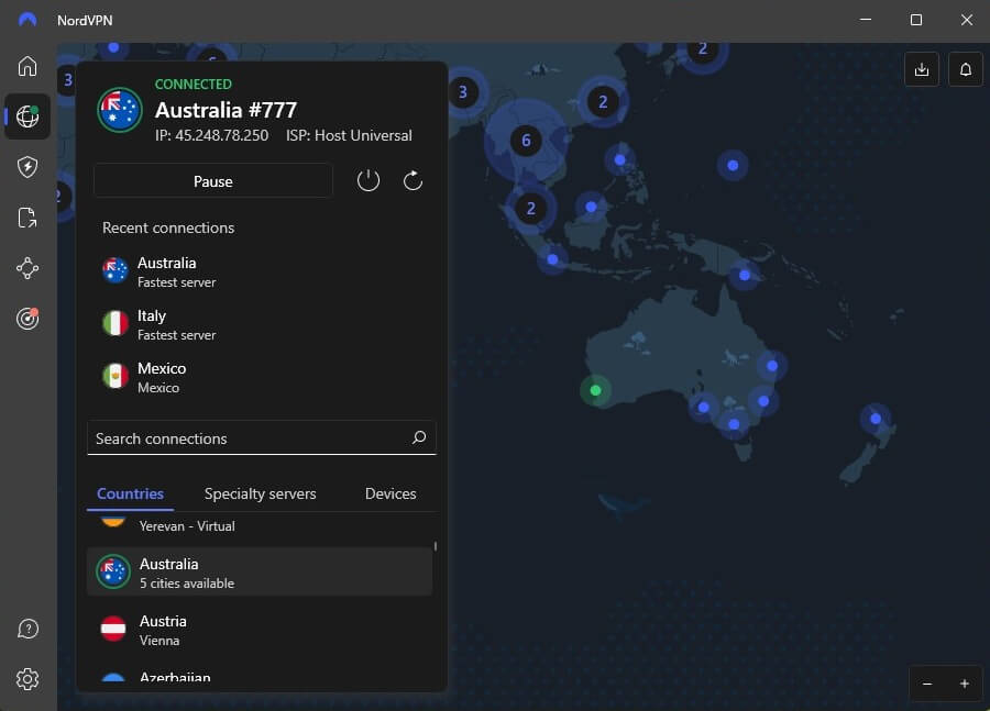 Nordvpn Australian Ip