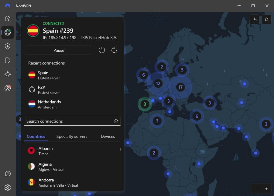 Nordvpn Spain Ip
