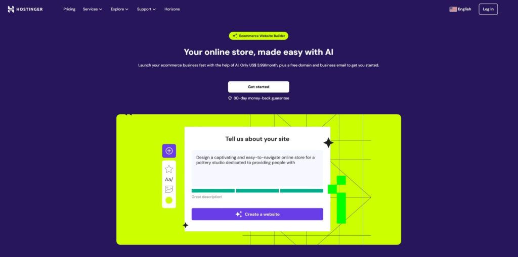 Hostinger Ecommerce