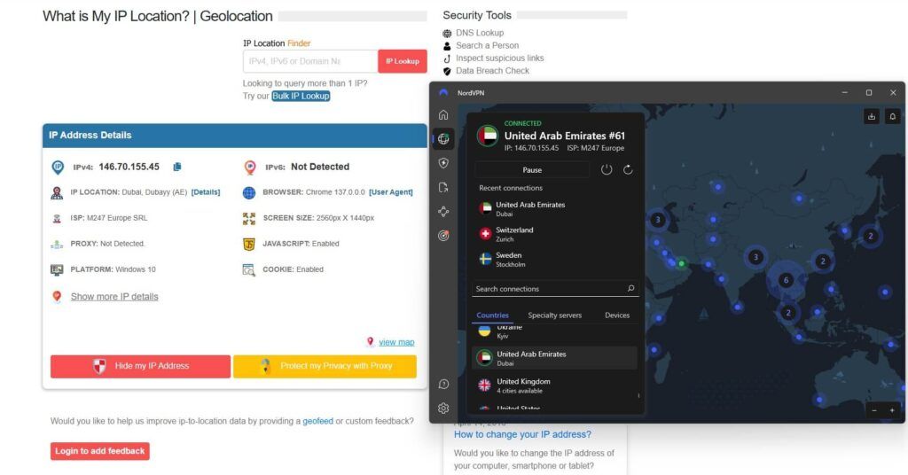 Nordvpn Uae Dubai Ip Location