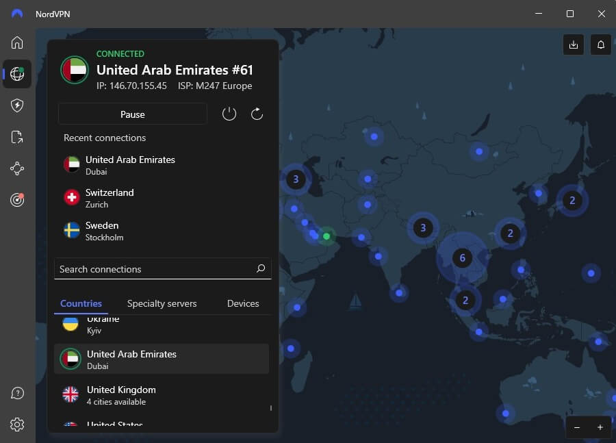 Nordvpn Uae Ip Connected