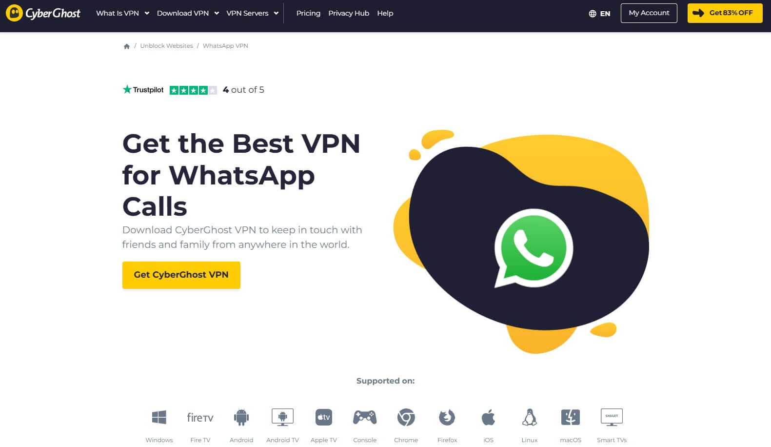 Cyberghost Whatsapp