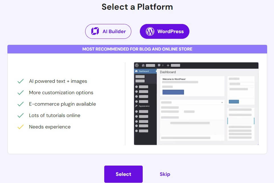 Hostinger WordPress Setup