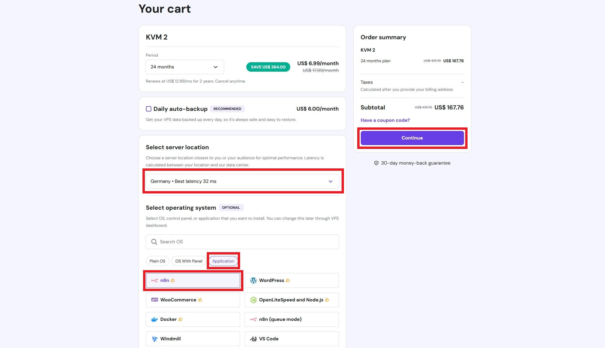 Hostinger N8n Subscription