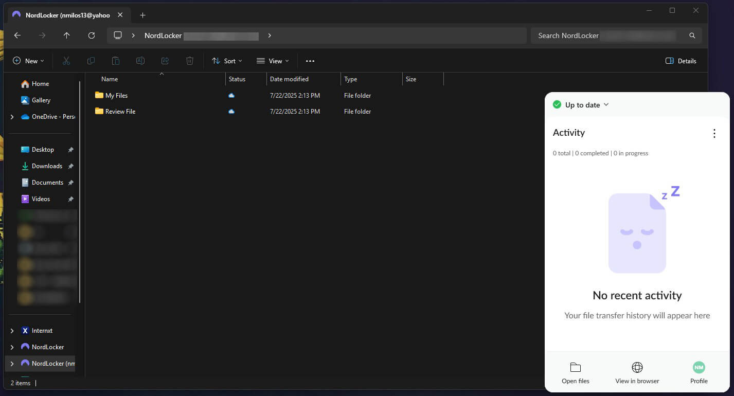 Nordlocker Desktop App Updated