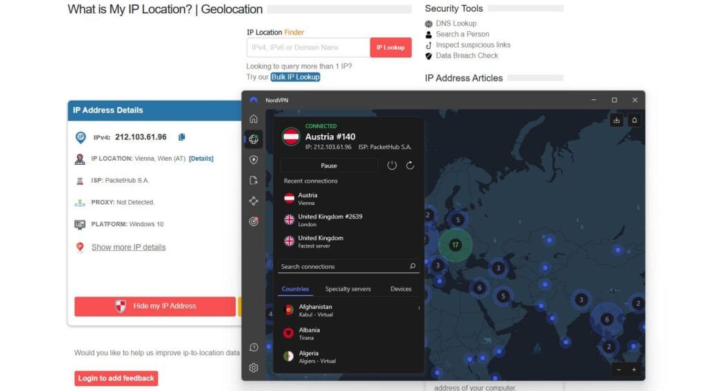 Nordvpn Austria Ip Location