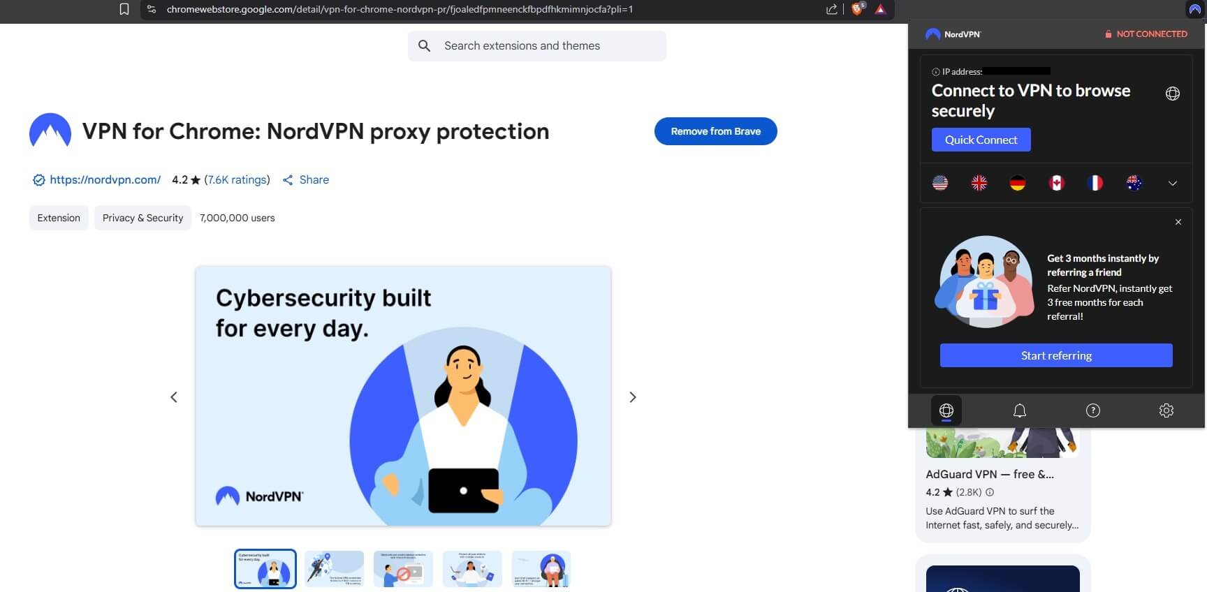 Nordvpn Chrome