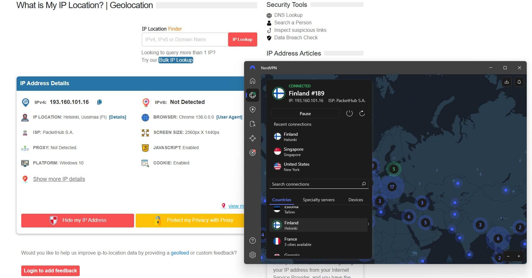 Nordvpn Finnish Ip Location