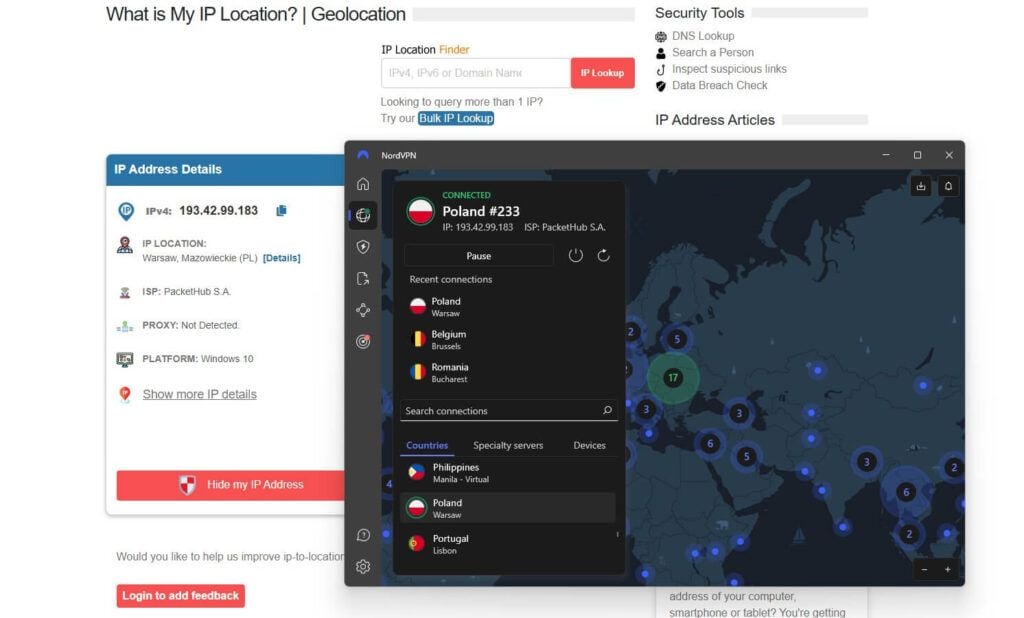Nordvpn Poland Ip Location