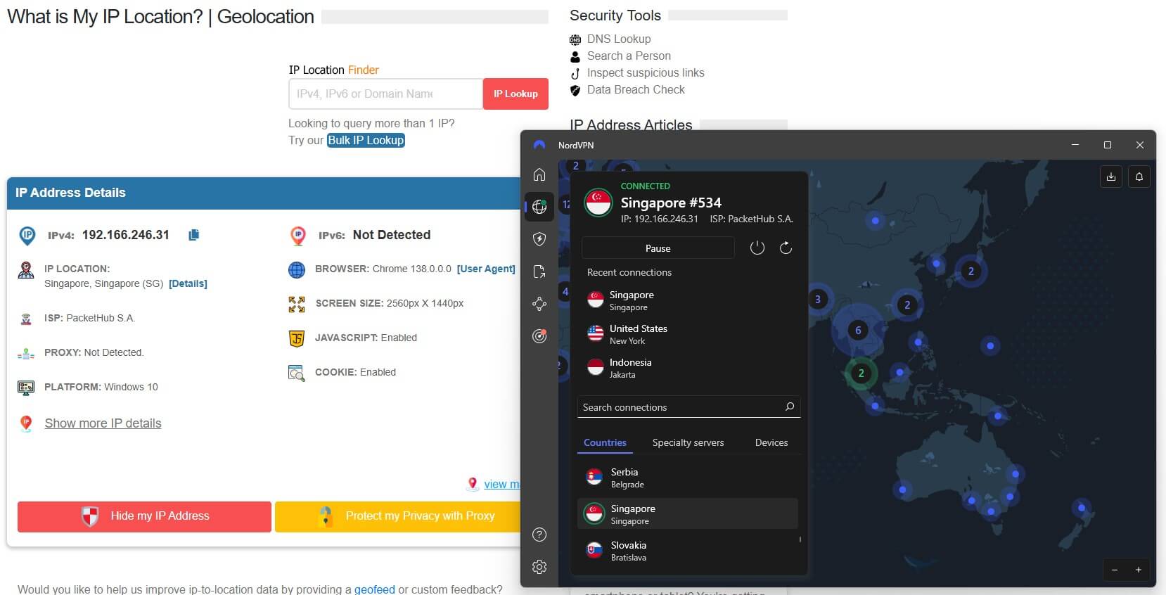 Nordvpn Singapore Ip Location