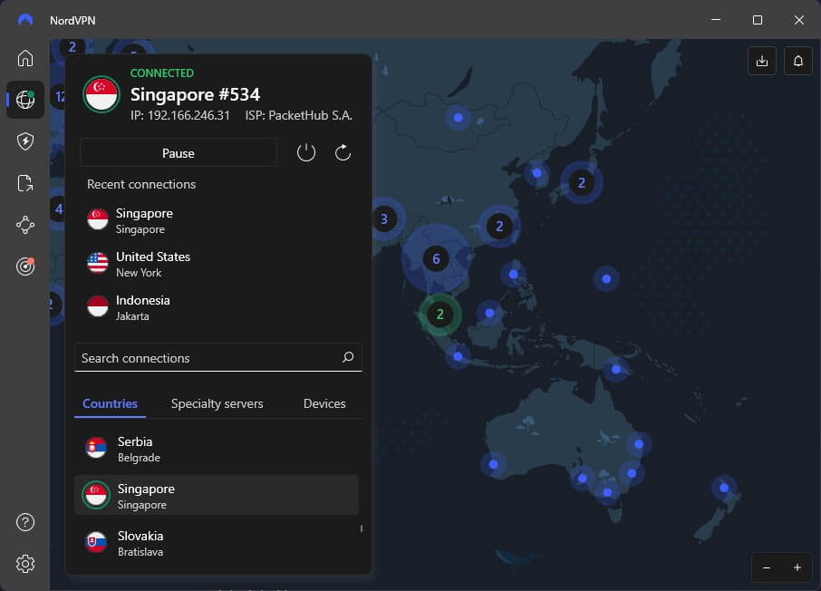 Nordvpn Singapore Ip