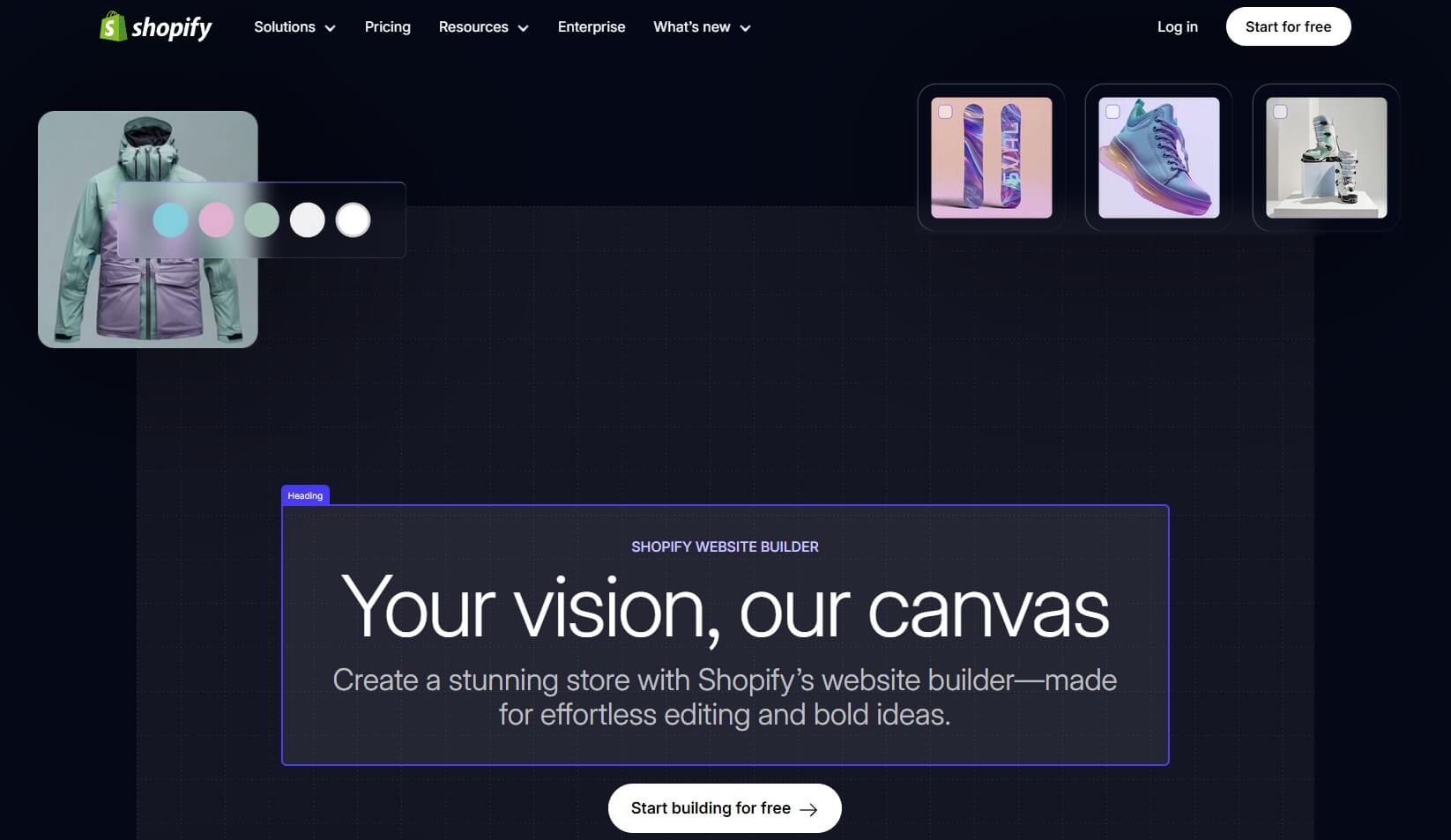 Shopify Mobile Site Builder