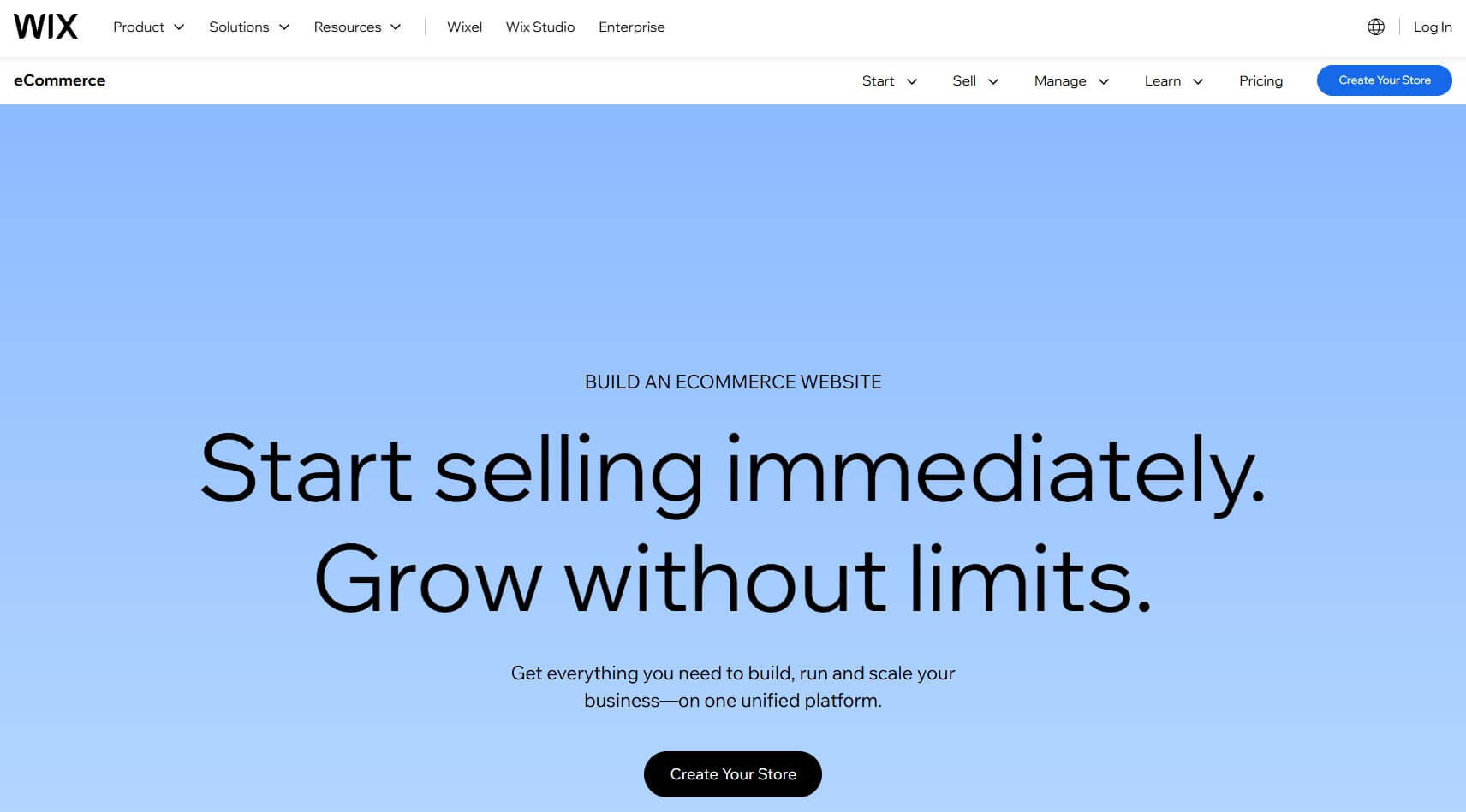 Wix Ecommerce