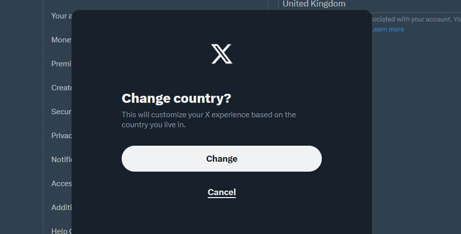 X Change Country 3