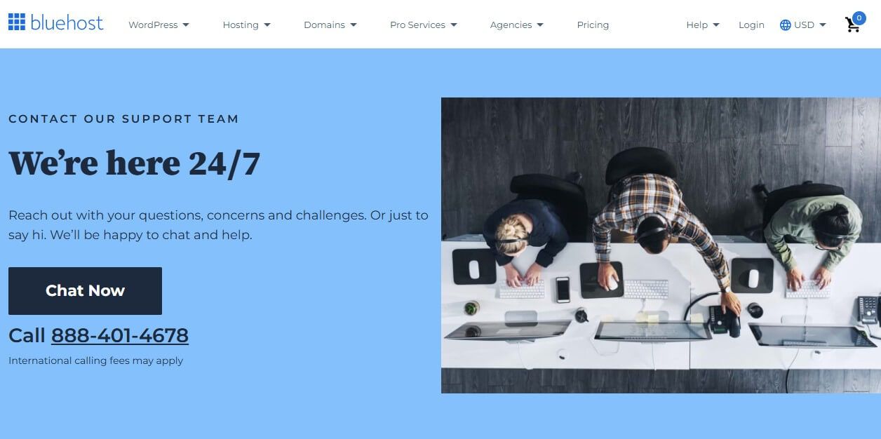 Bluehost Support