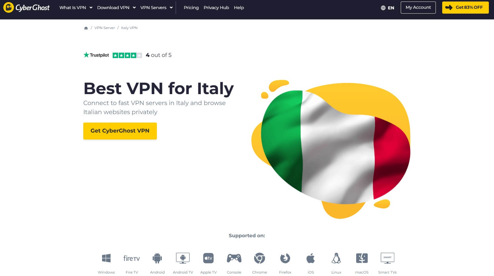 Cyberghost Italy