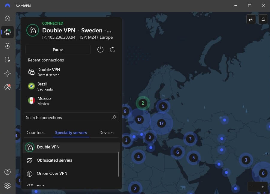 Nordvpn Double Vpn Connected