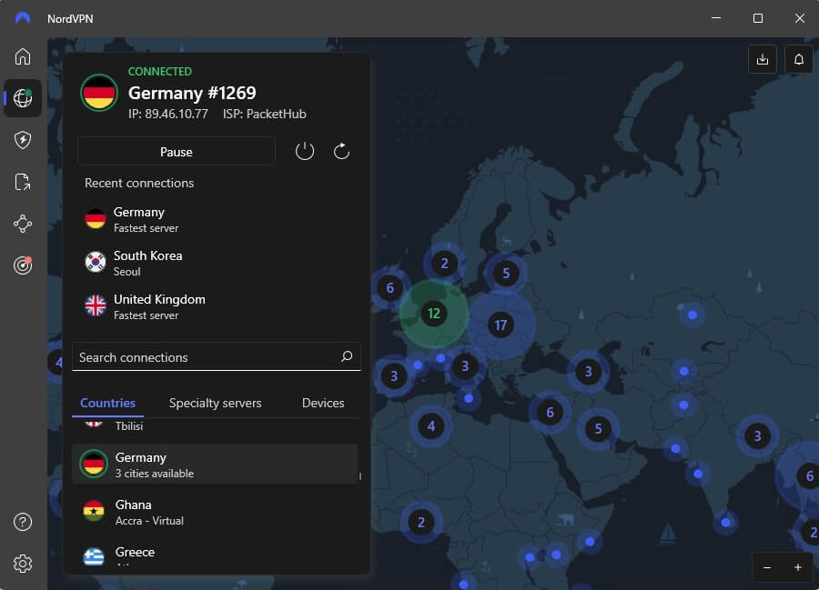 Nordvpn German Ip Connected