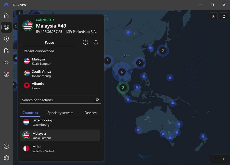Nordvpn Malaysia Ip