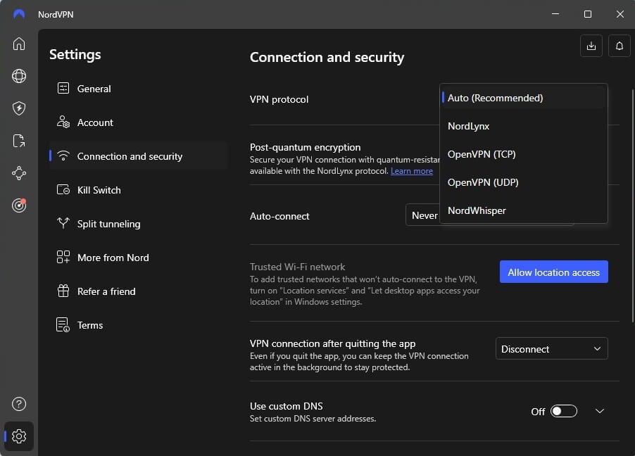 Nordvpn Protocols