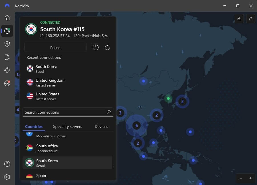 Nordvpn South Korea Ip