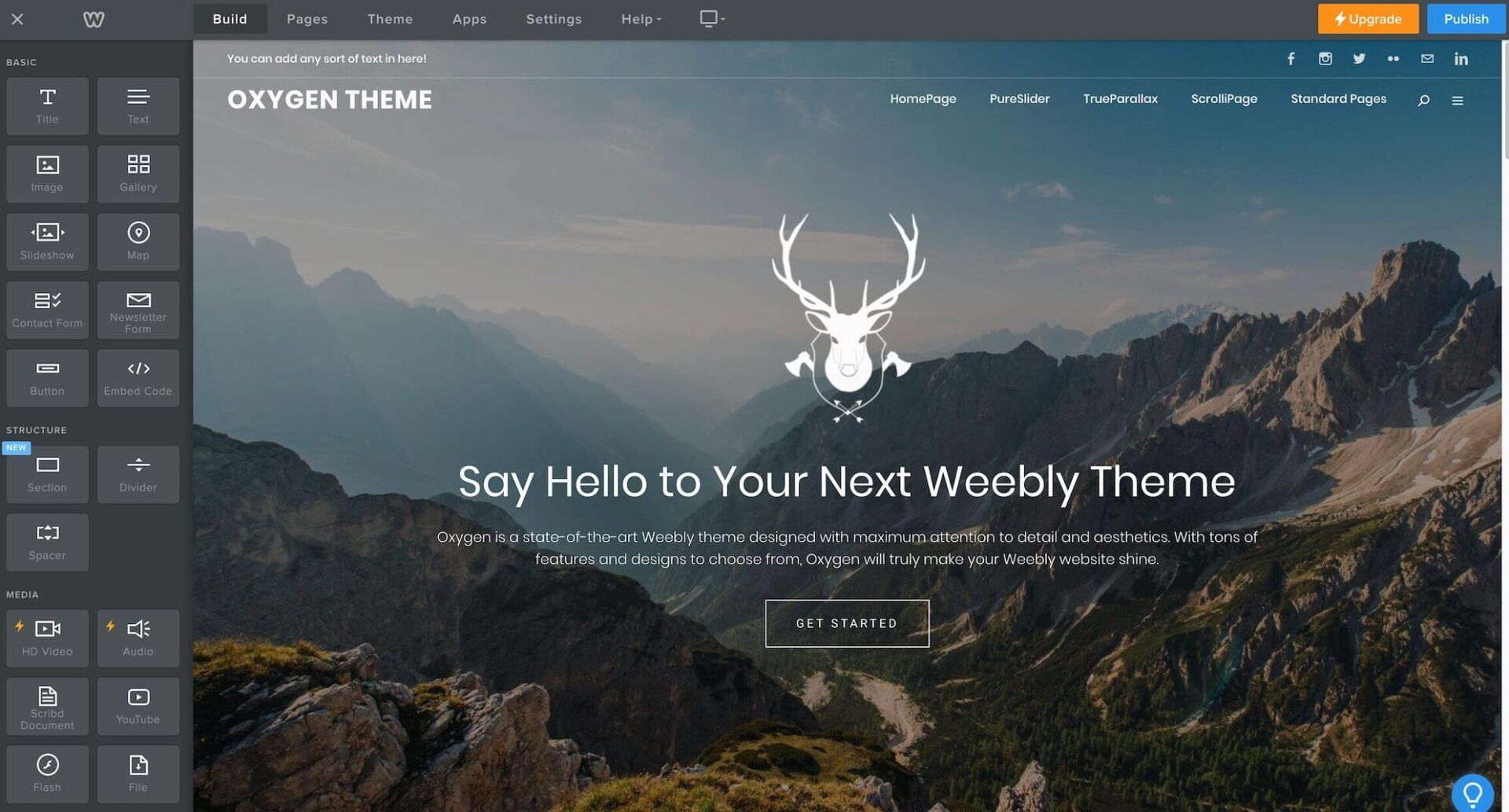 Weebly Editor