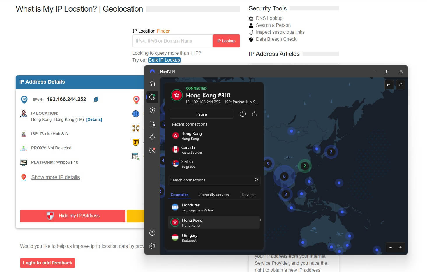 Nordvpn Hong Kong Ip Location