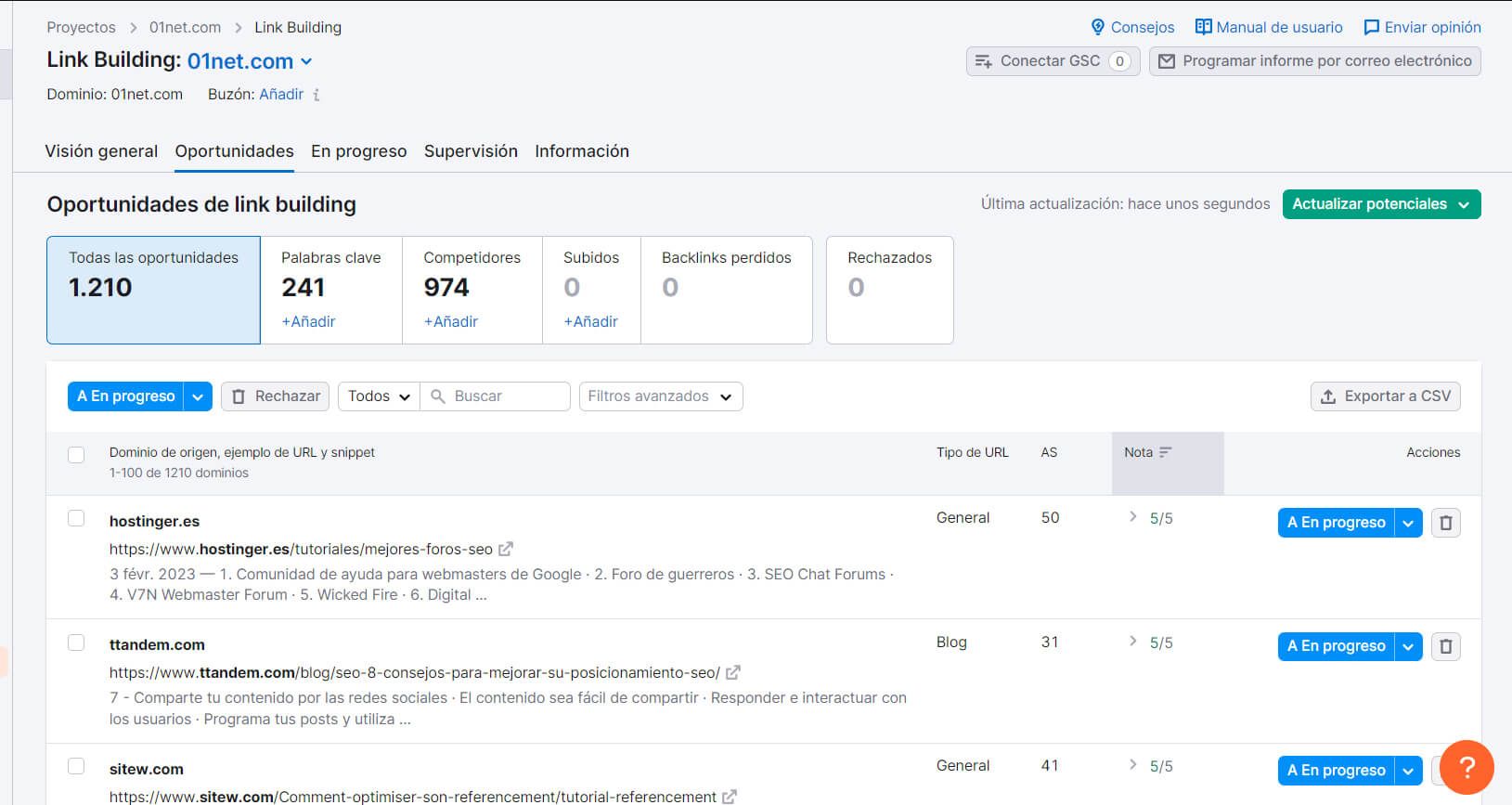 Link Building Semrush