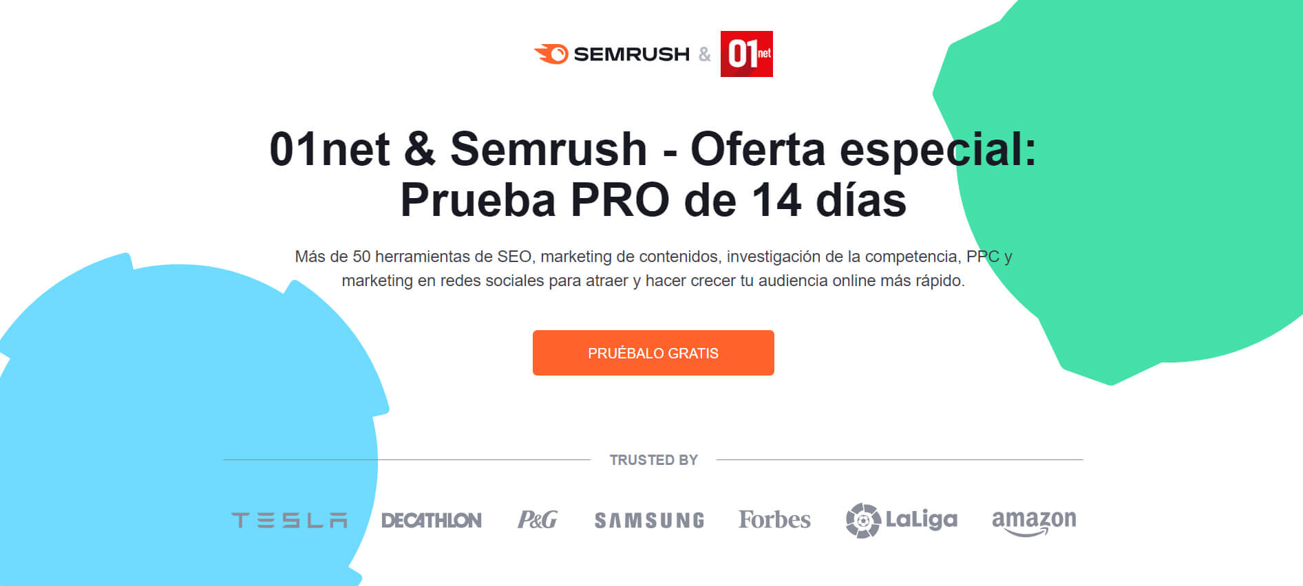 Prueba Gratuita Semrush Oferta Especial