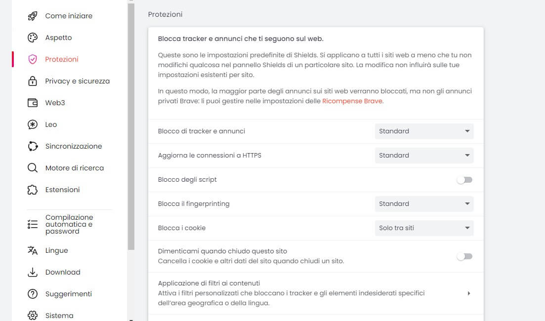 Brave Vpn Protezioni