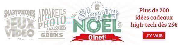 Shopping Noël 01net.com